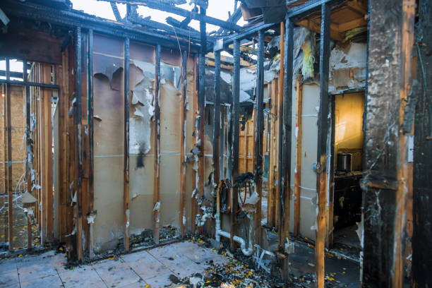 Professional Emergency Fire Cleanup technician working in Chebanse, IL